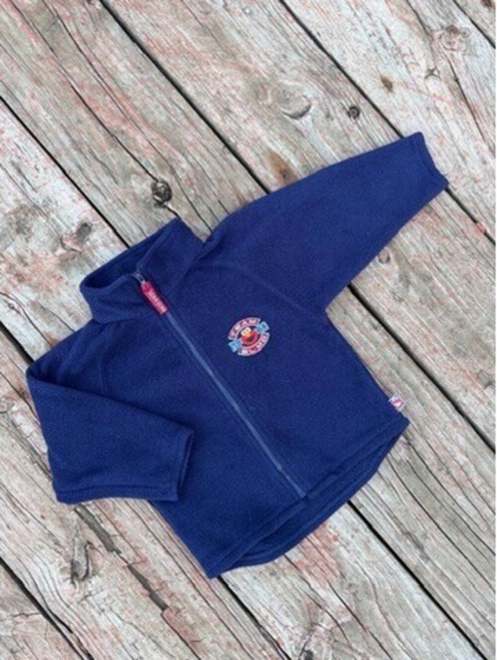 Vintage Y2K Toddler Boy Fleece Elmo Jacket Size 2T